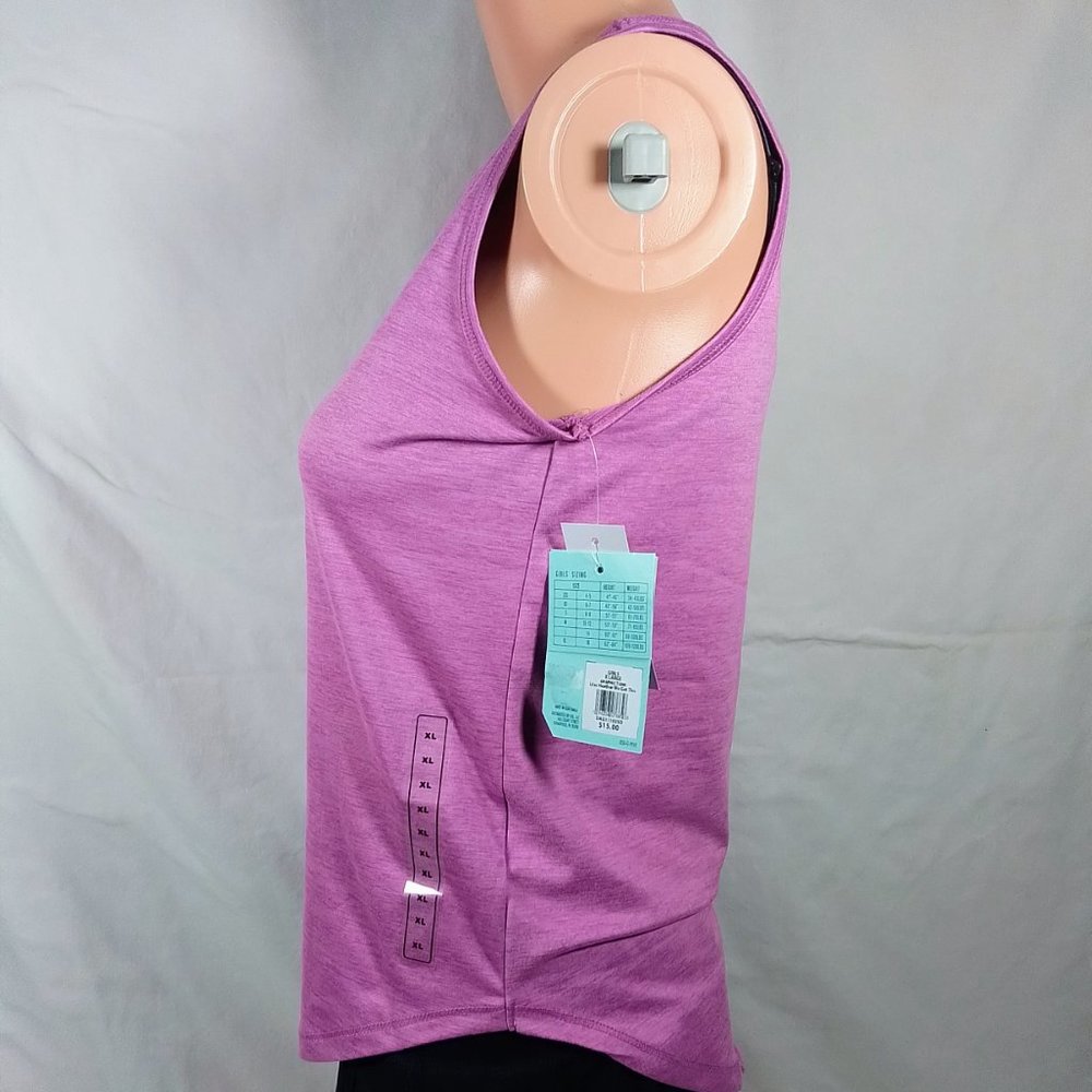 Girls' Graphic Tank Top-Lilac Heather-We Got This-XL-New with Tags