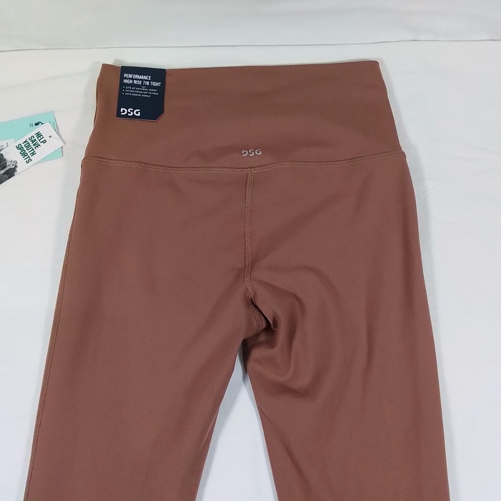 Women's Momentum Cross Leggings-Waist 7/8-Tights-Mink Shadow-New with Tags-XS