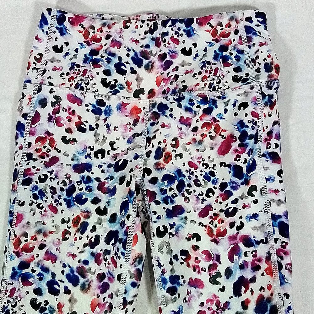 Women's Momentum 7/8 High Rise Tight/Legging Watercolor Leopard-Various Szs-NWT