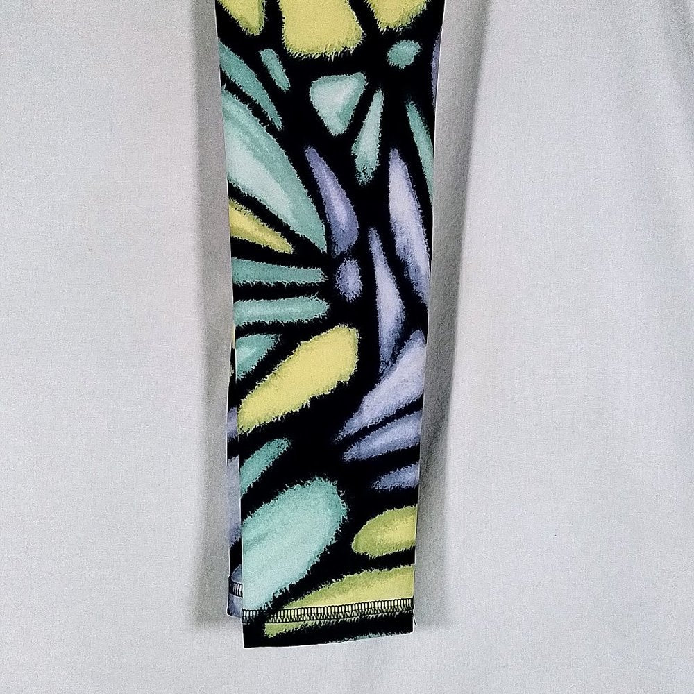 Girls' Performance Mid Rise Tights-Butterfly Multi Cool-Various Sizes-NWT