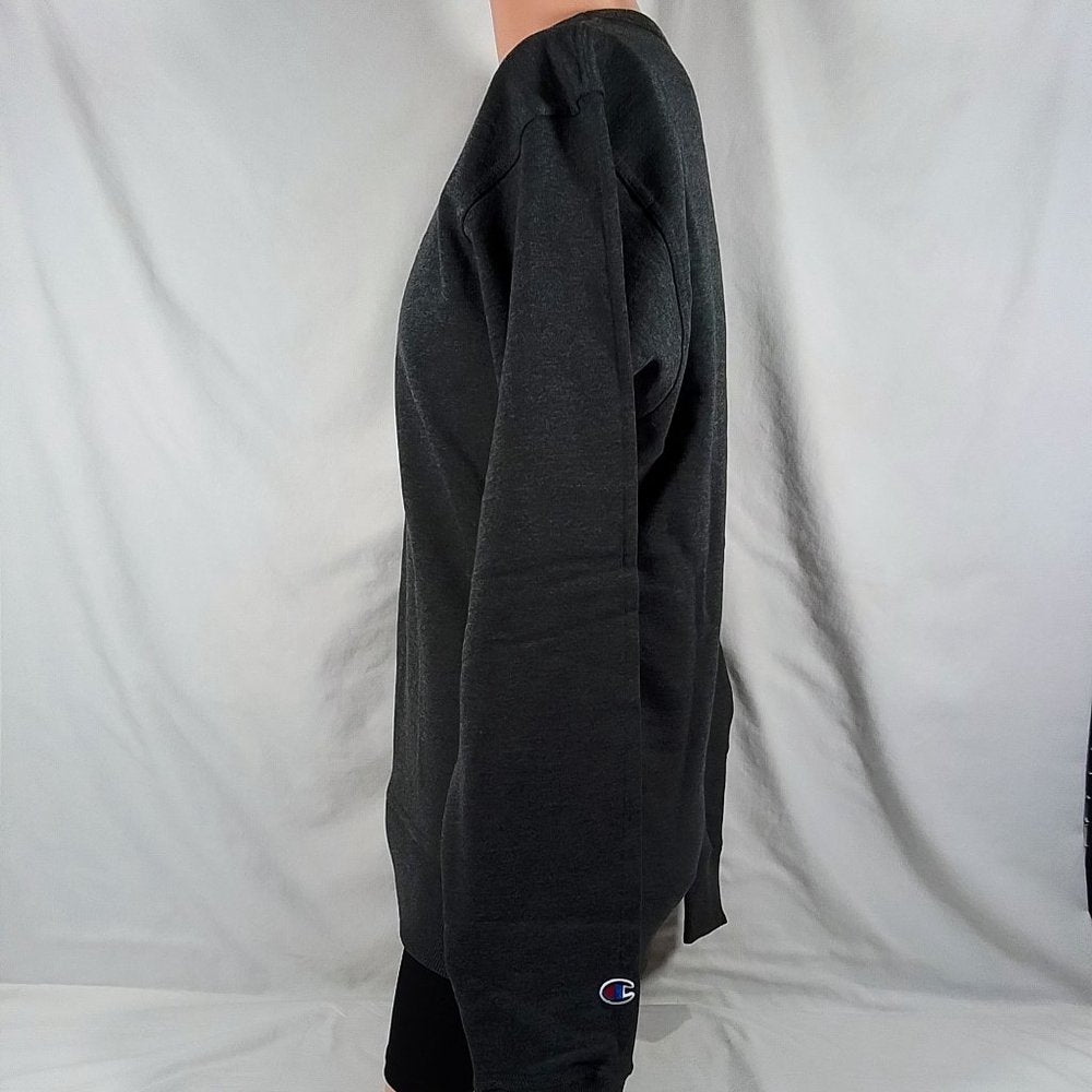 Champion Men's Powerblend Fleece Logo Crewneck Sweatshirt-Small-New with Tags