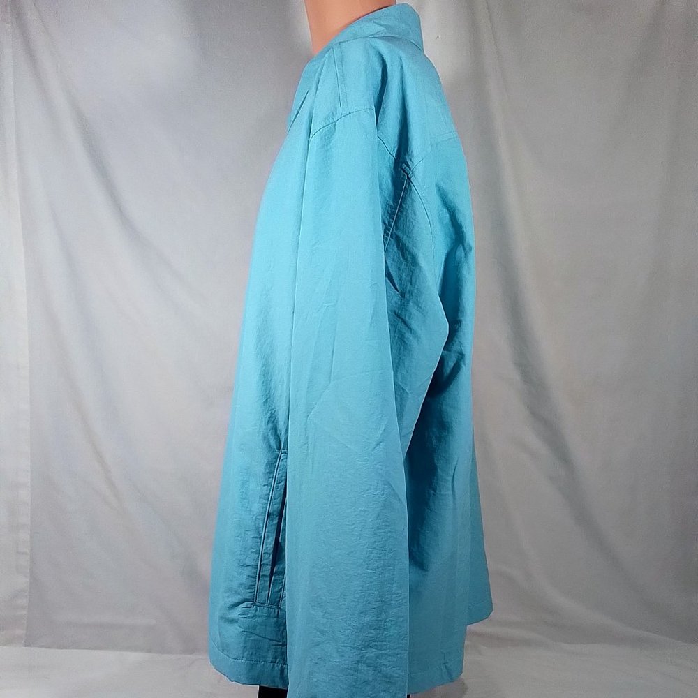 Twitch + Allison Men's Coaches Jacket-Cloudless Sky-L-New with Tags