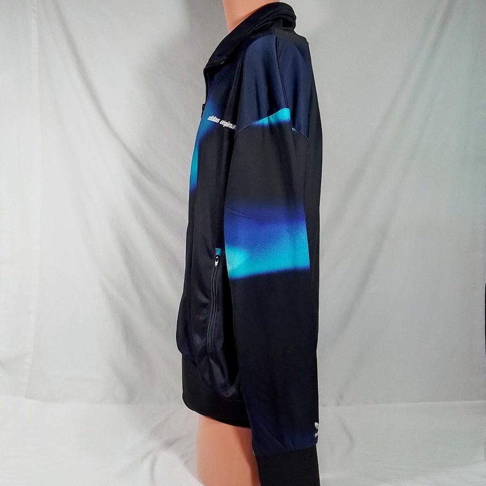 Adidas Originals Men's Graphic Y2K Track Jacket-Black- XS -New with Tag