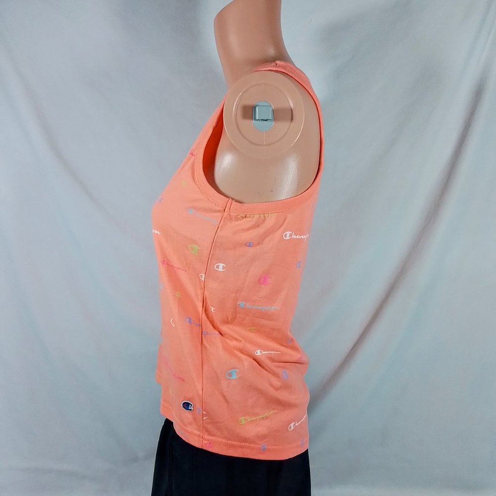 Champion Girls' Collegiate Print Tank Top-Bright Coral-7883CG-Various Sizes-NWT