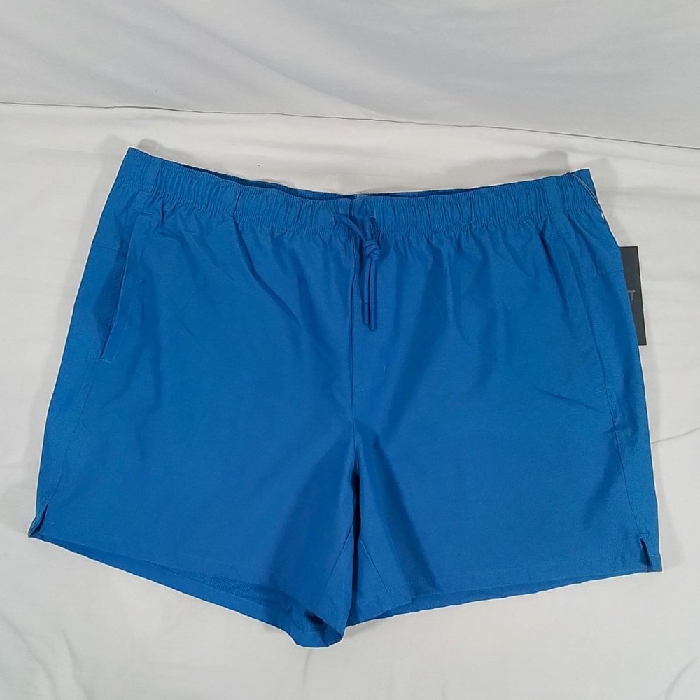 VRST Men's 5 Inch Everyday Woven Nylon Shorts-Comet Blue Heather-Various Sizes