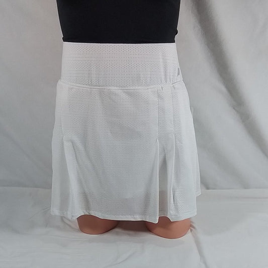 Women's Prince Fashion Pleated Tennis Skort White- Size L-New with Tags