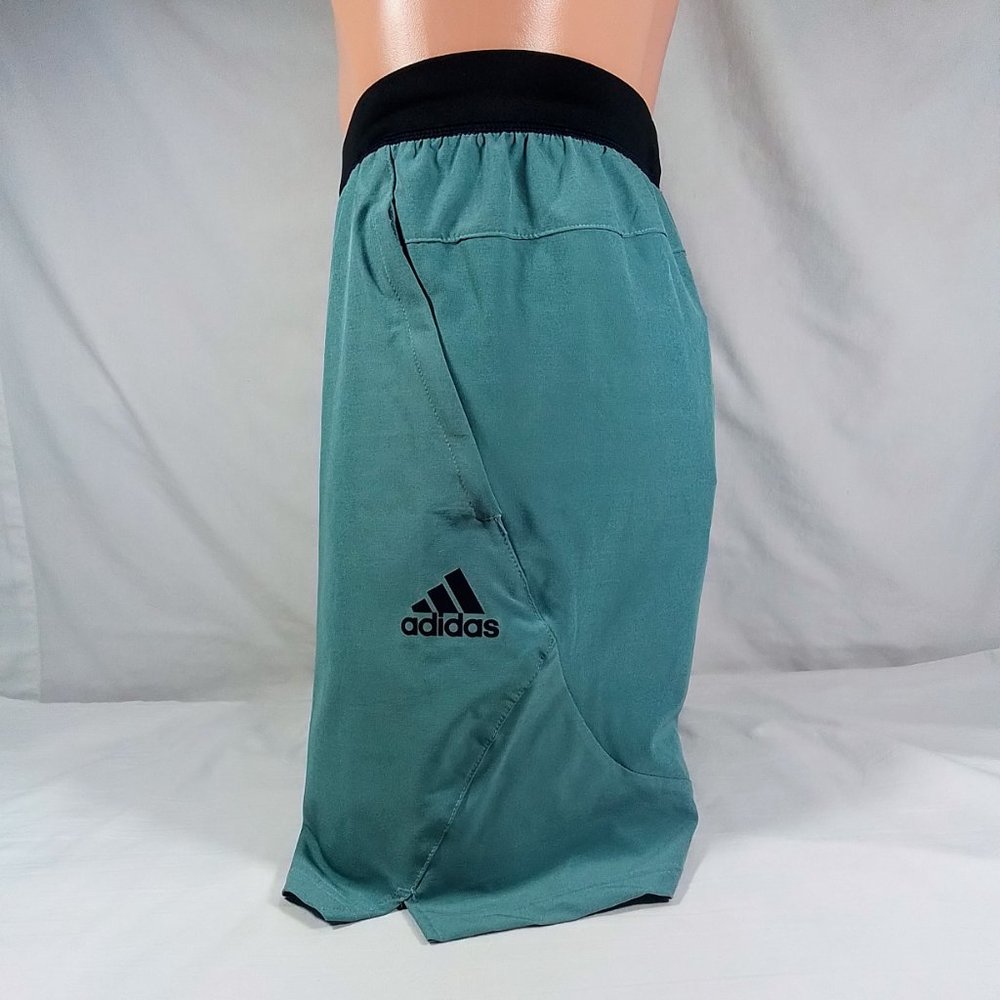 Men's Adidas Axis Woven Athletic Gym Shorts-Magic Grey-Various Sizes-NWT