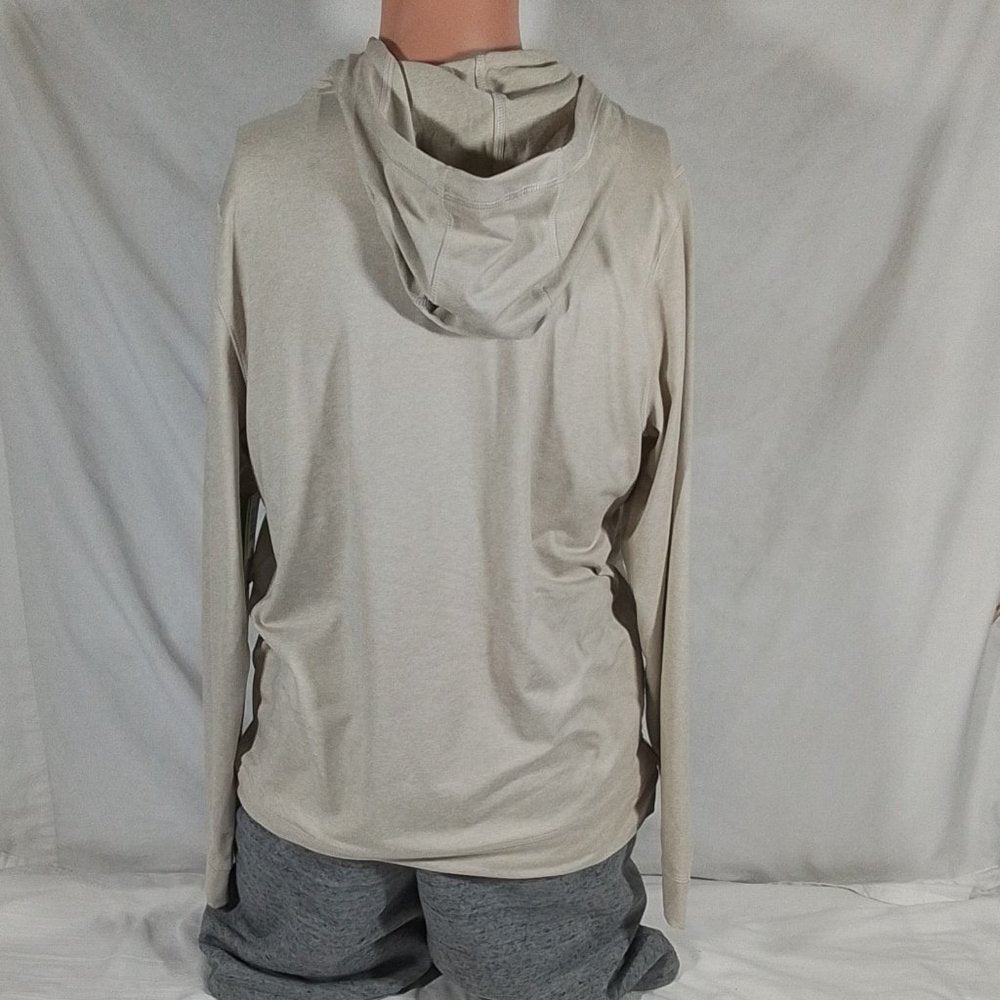Men's 365 Pullover Hoodie Light Sand Pure White Size Medium-New with Tags
