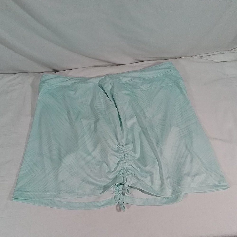 Women's Lady Hagen Desert Getaway 16" Side Ruching Skort Soft Palm Mint-Sz:XXL
