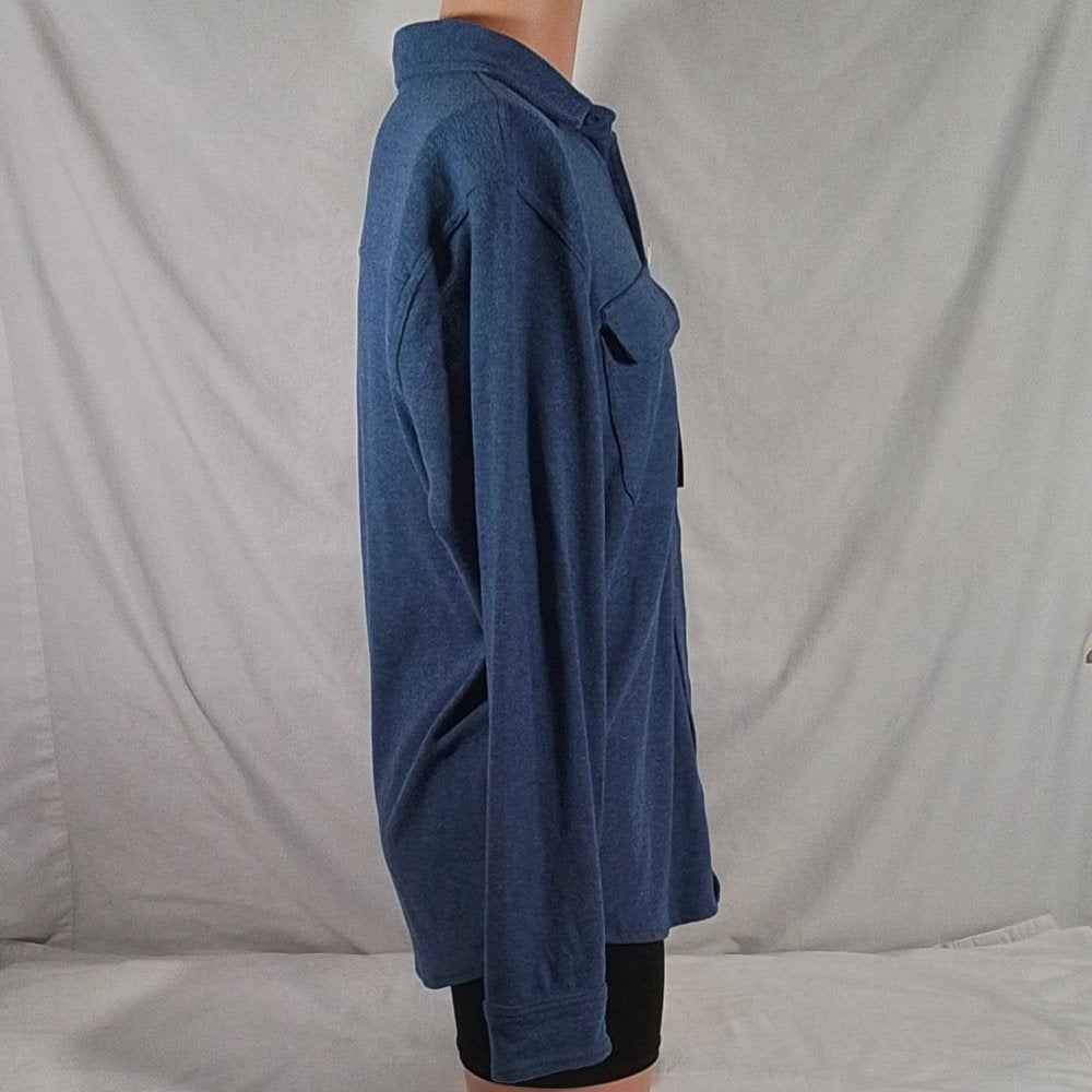 Men's Alpine Design Wanderful Knit LS Shirt Indigo Heather-Various Sizes-NWT