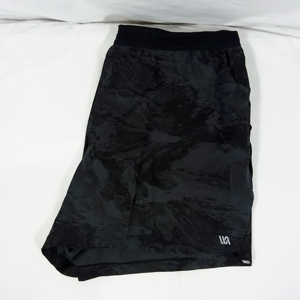 Men's VRST 5" Velocity Running Shorts-Marble Graphic Charcoal-Various Sizes-NWT