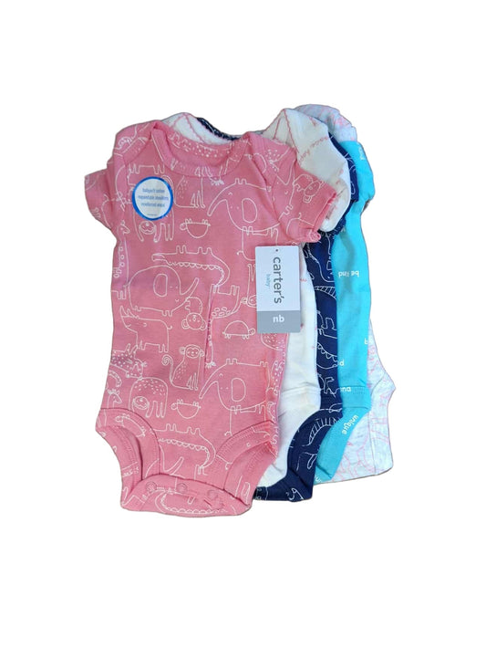 Carter's Baby Girl's 5 Pack Bodysuit Newborn NWT