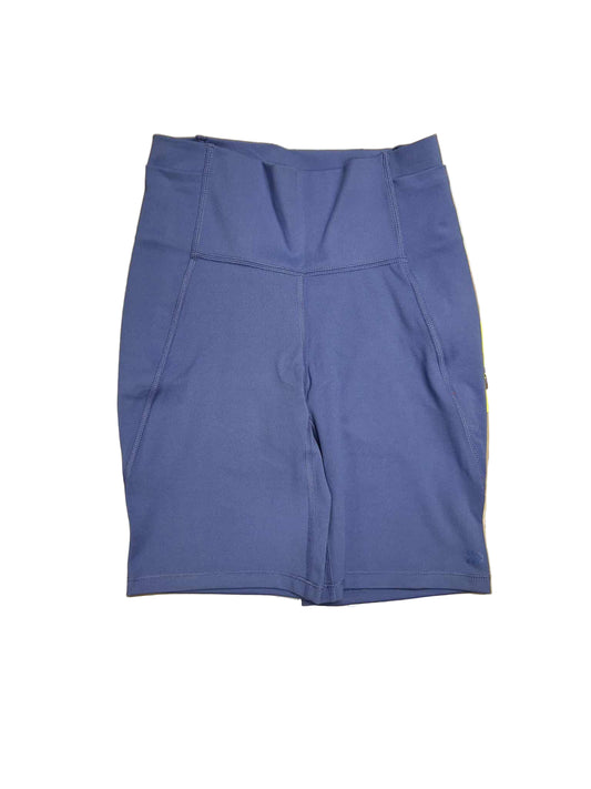 All in Motion Women's Brushed Sculpt Curvy Bike Shorts Cobalt Blue NWT