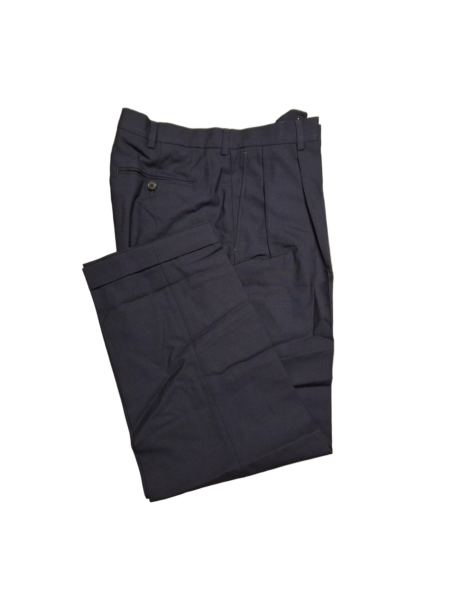 Lands' End Men's Traditional Fit Pleated Front Wool Pants 36x30 NWOT