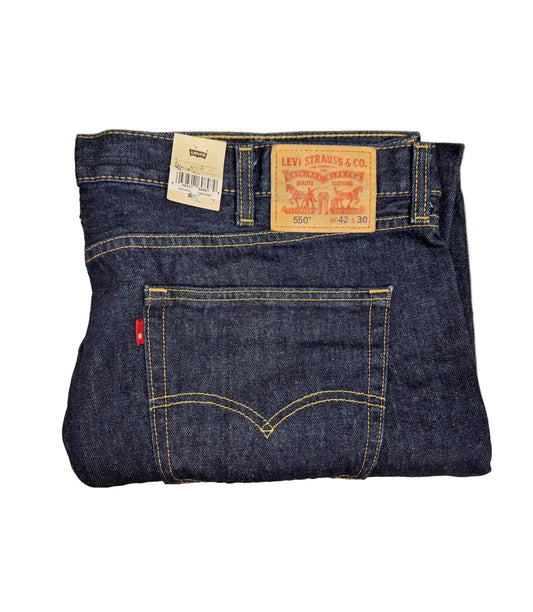 Men's Levi's 550 Relaxed Fit Jeans - Indigo - 42x30 - NWT