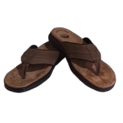 Men's Dockers Laguna Flip Flops - Dark Tan - Various Sizes - NIB