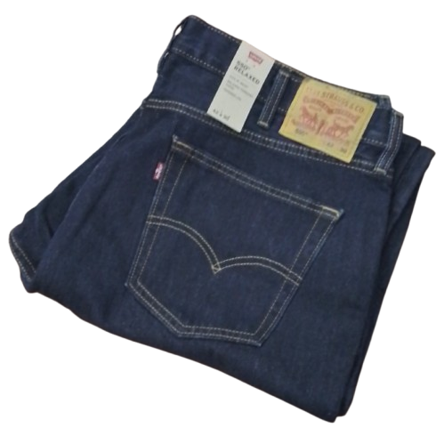 Men's Levi's 550 Big & Tall Relaxed Fit Jeans - Dark Wash - 42x30 - NWT