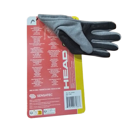 Women's Head Touchscreen Running Gloves - Grey - Small - NWT