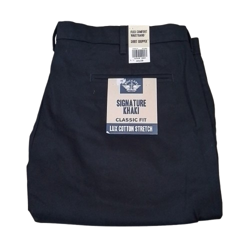 Men's Dockers Signature Khaki Lux Classic Fit Pants - Dark Navy - 40x29 - NWT