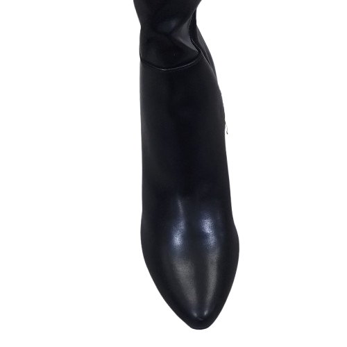 Women's Ulmar Knee High Block Heel Boots - Black - 7 - NIB