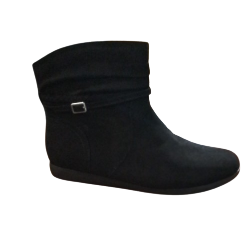 Women's St John's Bay Kenzie Flat Heel Booties - Black - 8.5 - NIB