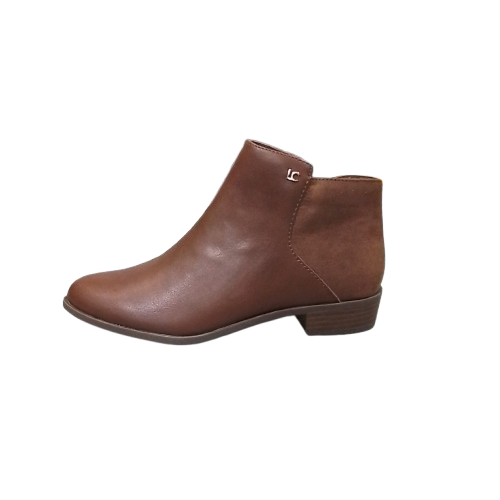Women's Liz Claiborne Roycen Ankle Booties - Cognac - 6 - NIB