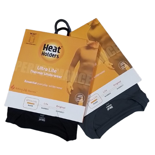 Men's Heat Holders BUNDLE Ultra Lite Base Layer Tops - Medium - NWT