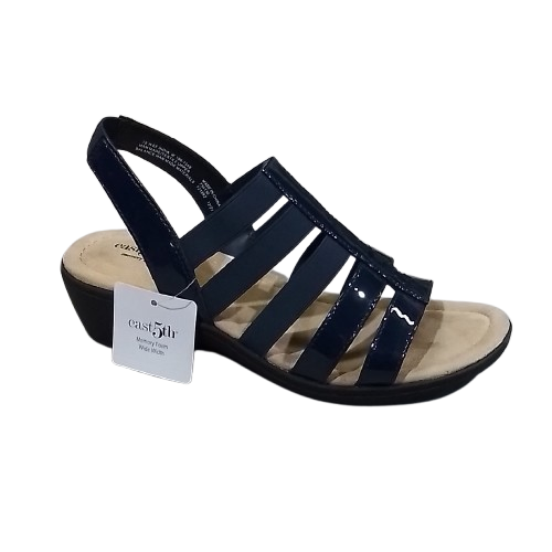 Women's East 5th India Strappy Slingback Sandals - Navy - 10W - NIB
