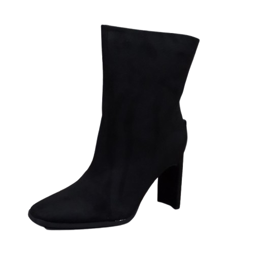 Women's Worthington Golden Square Toe Block Heel Booties - Black - 7.5 - NWT