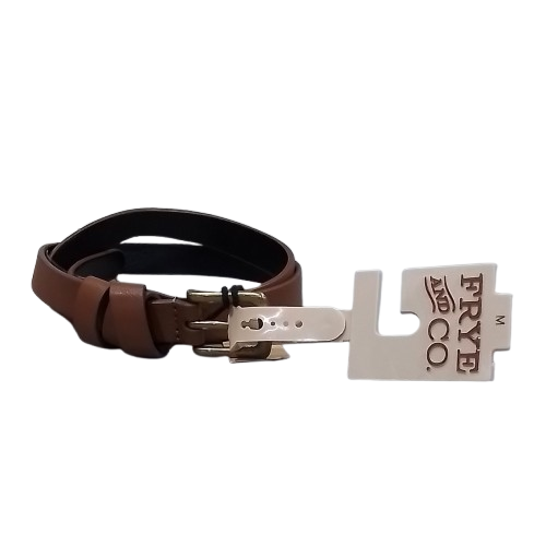Women's Frye & Co Wrapped Keeper Faux Leather Belt - Tan - Medium - NWT