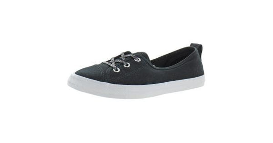 Women's Converse CTAS Ballet Lace Slip On Sneakers - Black/Silver/White - 7 NIB