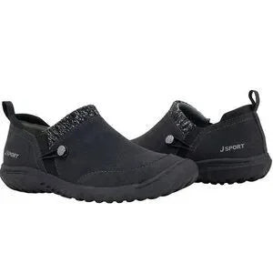 Women's JSport Alice Slip On Casual Shoes - Black - 7 - NIB