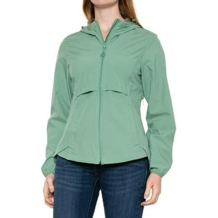 Women's Gerry Packable Rain Jacket - Green - Small - NWT