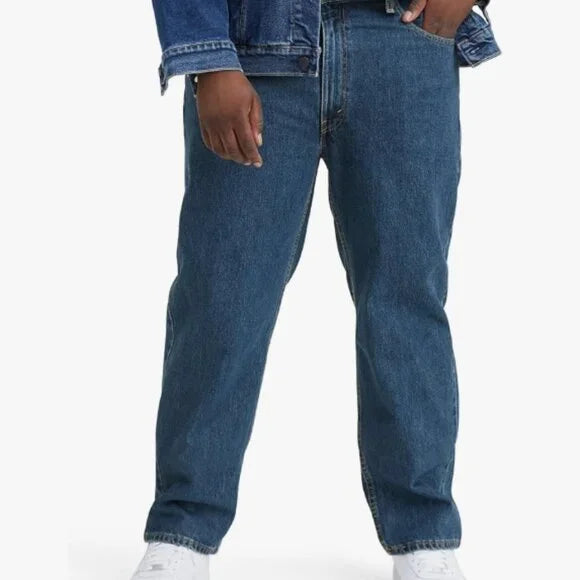Men's Levi's Big & Tall 550 Relaxed Fit Jeans - Dark Stonewash - 38x36 - NWT