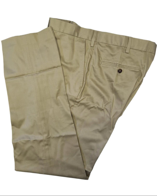 Lands' End Men's Tailored Fit Stretch No Iron Twill Pants 37x34 NWOT