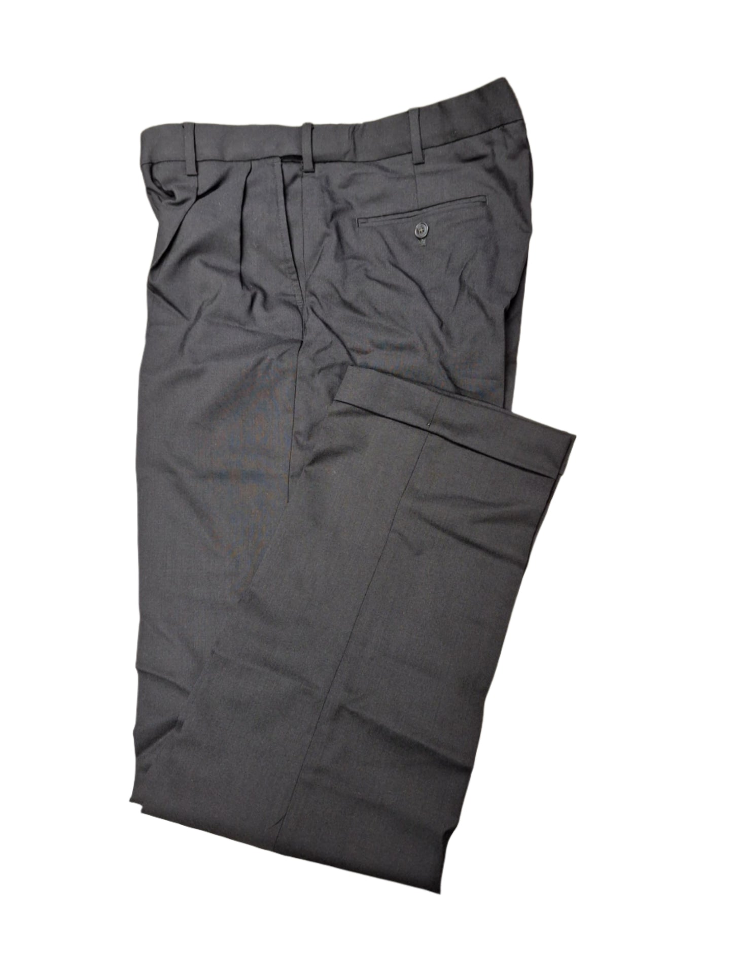 Lands' End Men's Comfort Waist Pleated Front Wool Pants 34" Inseam NWOT