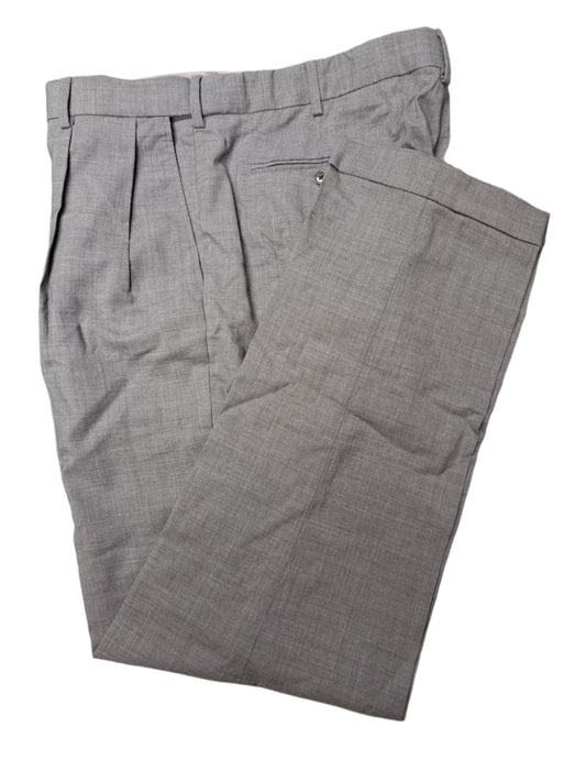 Lands' End Men's Comfort Waist Pleated Front Wool Pants 34x31 NWOT