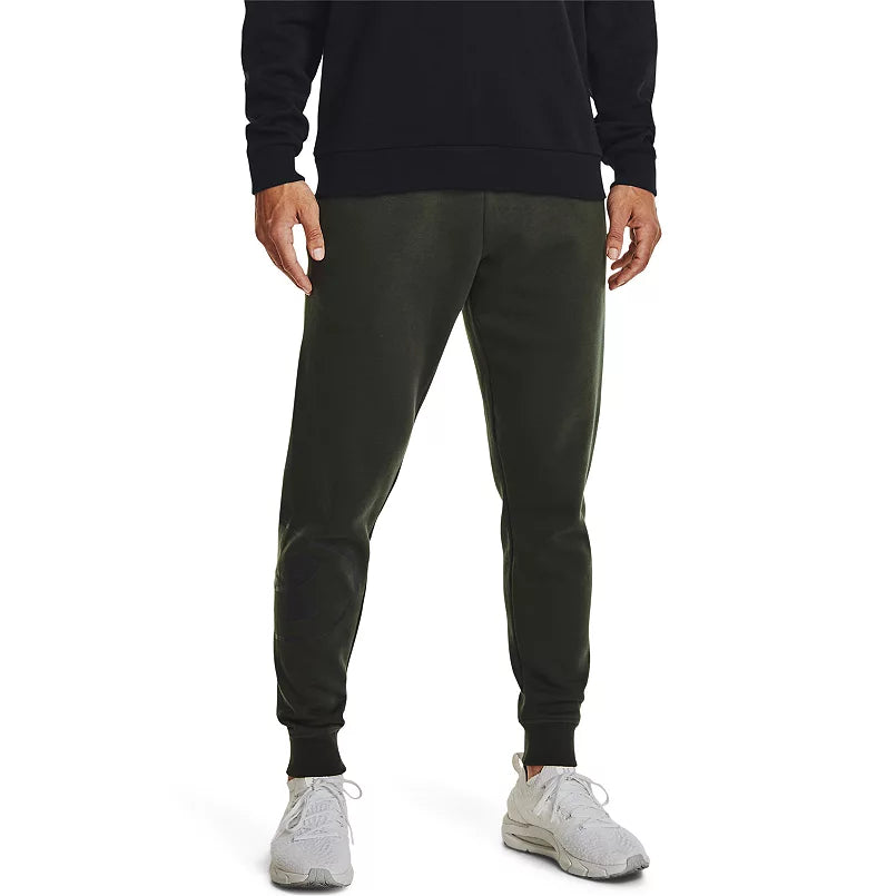 Men's Under Armour Big & Tall Rival Fleece Joggers - Baroque Green - LT - NWT