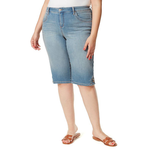 Women's Gloria Vanderbilt Plus Size Kaia Skimmer - Niseko w/Whiskers - 24W