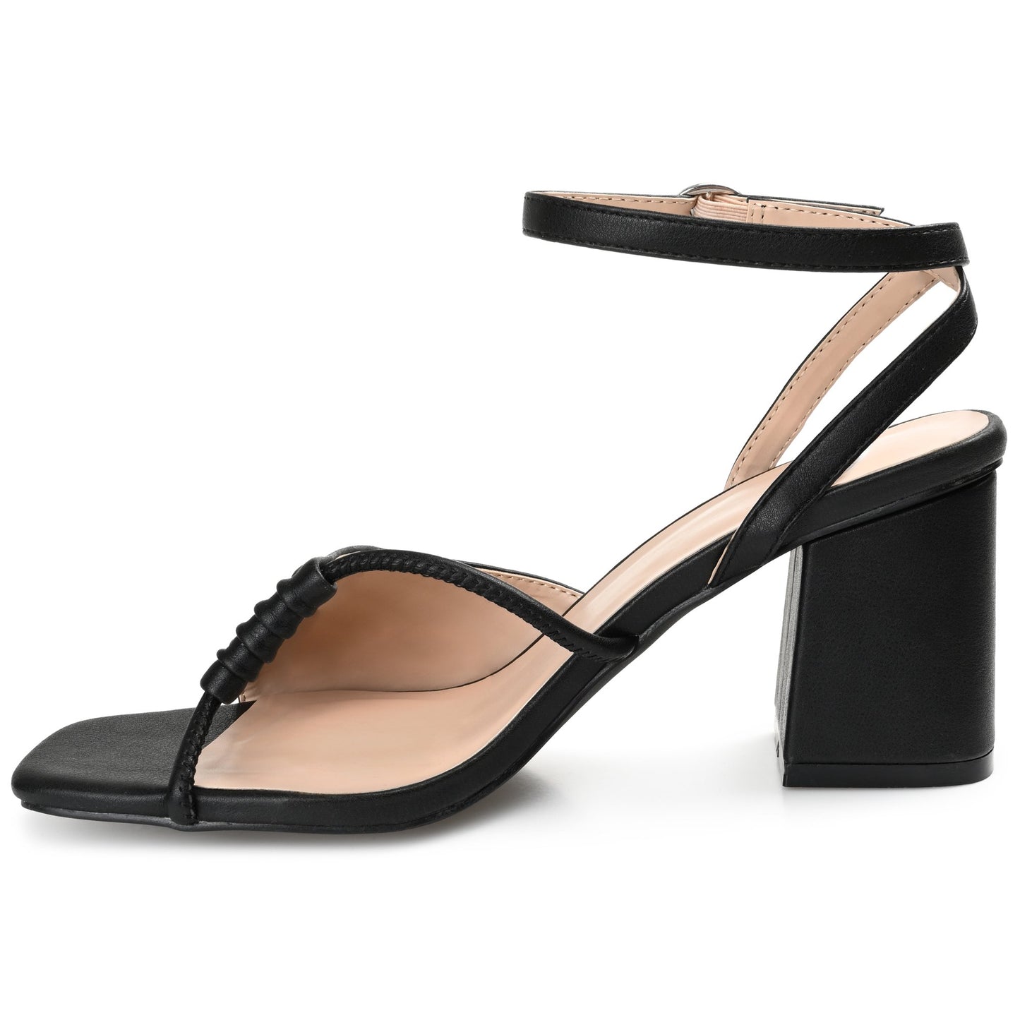 Women's Journee Collection Shillo Open Toe Block Heel Sandals - 6.5 - NIB