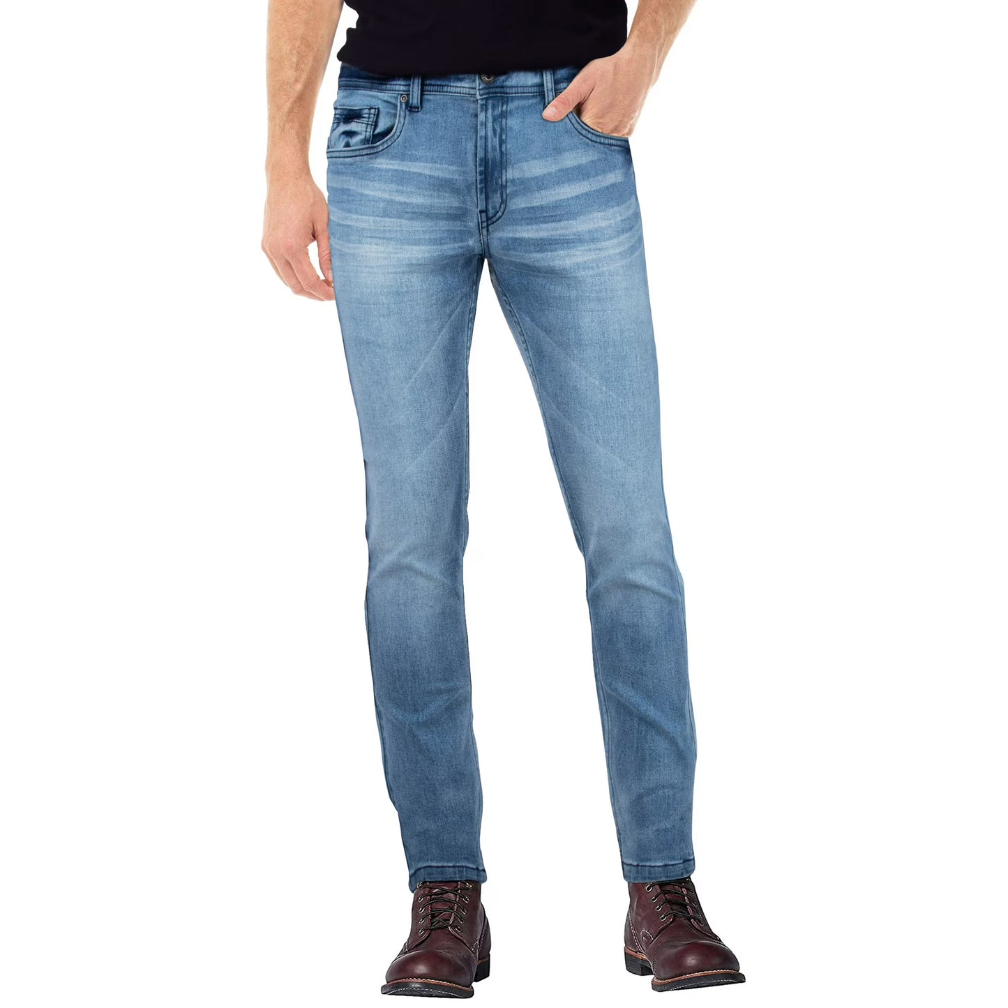 Men's Cultura Slim Fit Stretch Jeans - Med Blue - 34x32 - NWT