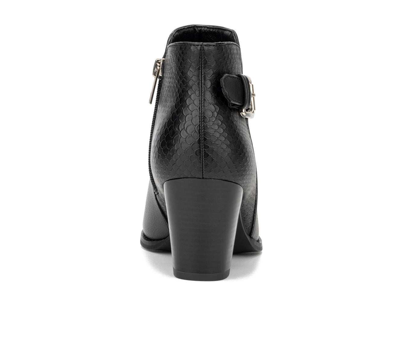 Women's New York & Company Jamie Stacked Heel Ankle Bootie - Black - 10 - NIB