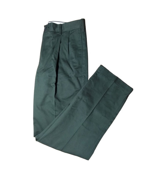 Men's Lands' End Comfort Waist Pleated No Iron Chino Pants - 32x32 - NWOT