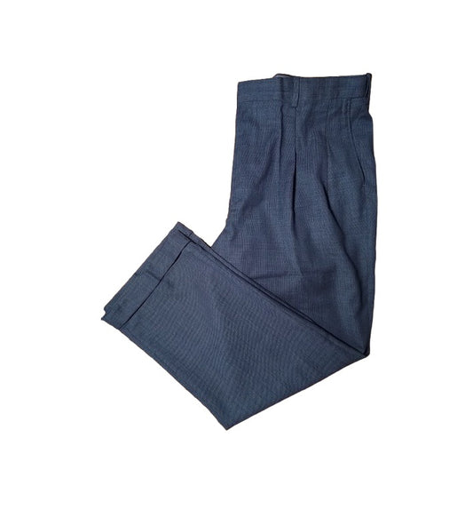 Lands' End Men's Pleated Comfort Waist Year'rounder Trouser - 42x30 - NWOT