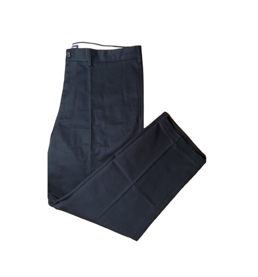 Lands' End Men's Traditional Fit No Iron Straight Chino Pants Black 40x38 NWOT