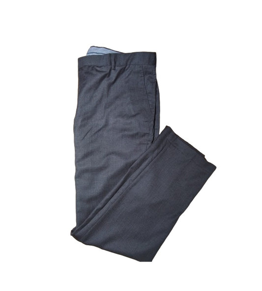 Lands' End Men's Tailored Fit Plain Wool Gaberdine Pants 42x34 NWOT