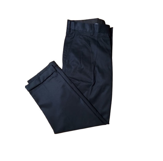 Lands' End Men's No Iron Comfort Waist Pleated Twill Pants 36x30 NWOT