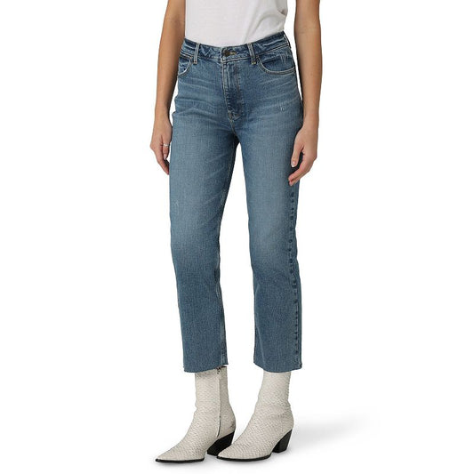 Women's Wrangler High Rise Rodeo Straight Crop Jean - Med Wash - 16 - NWT