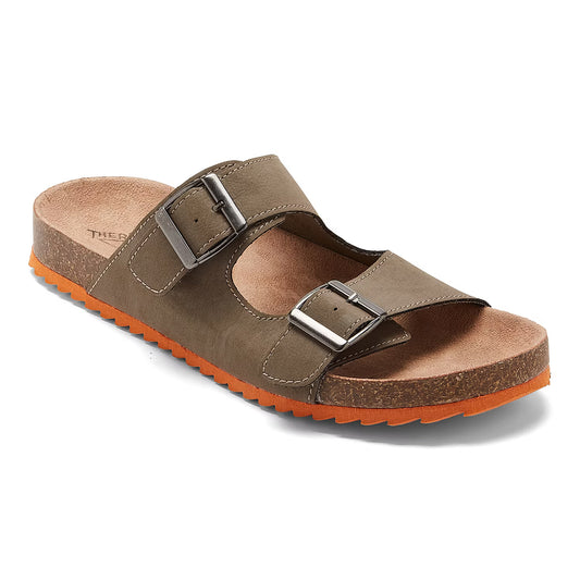 Little Boy's Thereabouts Yono Slide Sandals - Taupe - 12 - NIB