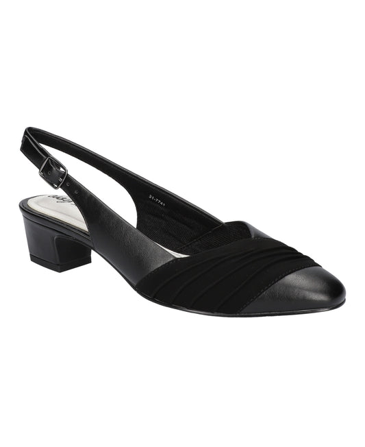 Women's Easy Street Bates Slingback Pumps - Black - 9.5W - NIB